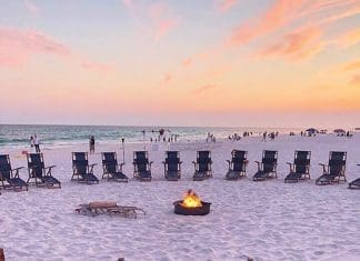 Cali’s To Do In Destin! February 2021 Bonfire on the beach