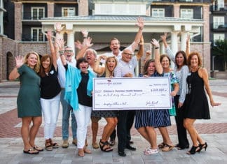 Destin Charity Wine Check Presentation