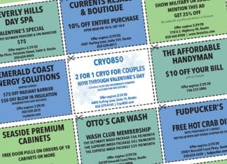 February 2020 Coupons Cover COUPONS 2 Destin Life 2020 Feb