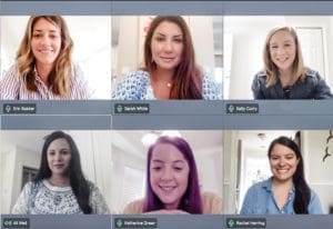 work from home meeting