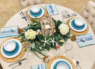 6 Easy Designer Tips for Creating a Beautiful Thanksgiving Table Coastal Thanksgiving Table