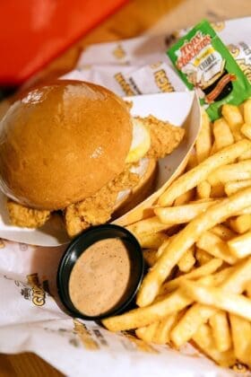 2 CRISPY CAJUN SANDWICH