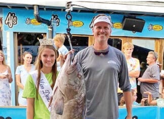 Destin Fishing Rodeo Miss Destin with fish