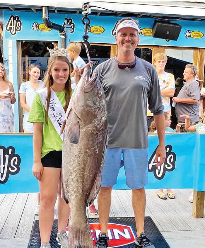 Destin Fishing Rodeo Miss Destin with fish Destin Fishing Rodeo Miss Destin with fish