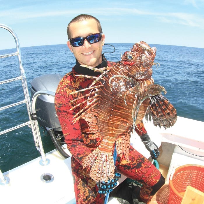 Alex Fogg lionfish