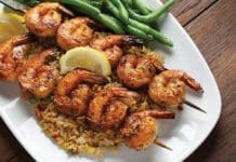 Best Places to Watch Your Favorite Teams AJs Shrimp Kebob