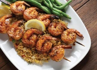 AJs Shrimp Kebob