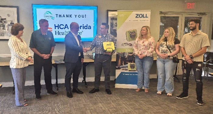 Donation of AED