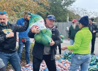 You Are a Hometown Hero When You Help Those In Need Crop Drop Scott Miller