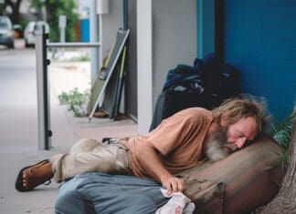 Active Compassion for the Homeless One Hopeful Place Homeless Man