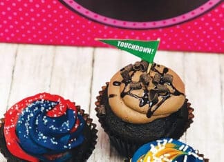 Trends & Treasures! September 2024 Smallcakes football cupcakes