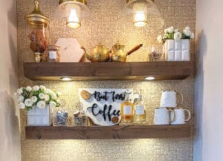 How to Create Your Very Own Coffee/Tea Bar at Home coffee bar, diy